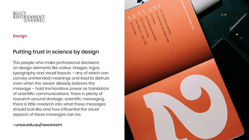 Putting trust in science by design