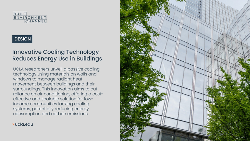 Innovative Cooling Technology Reduces Energy Use in Buildings