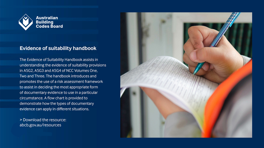 Evidence of suitability handbook