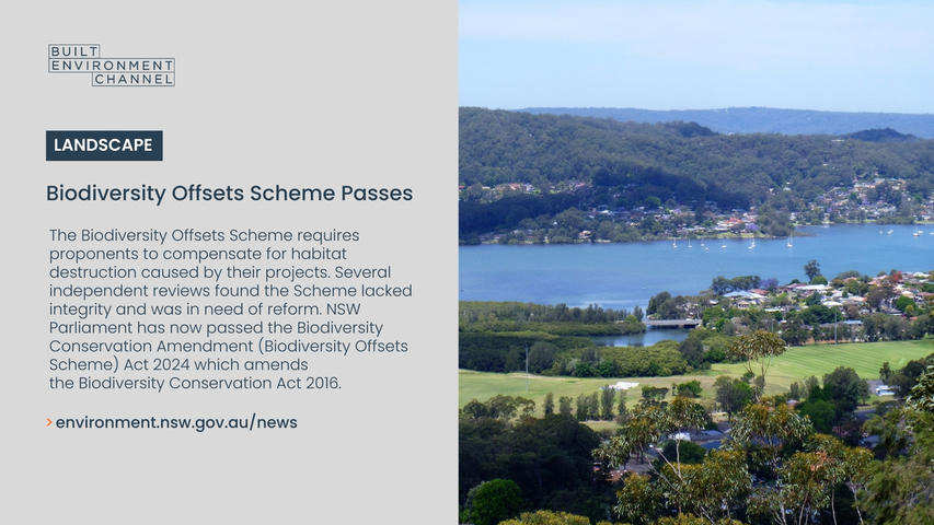Biodiversity Offsets Scheme Passes