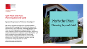 QEP Pitch the Plan : Planning Beyond Gold
