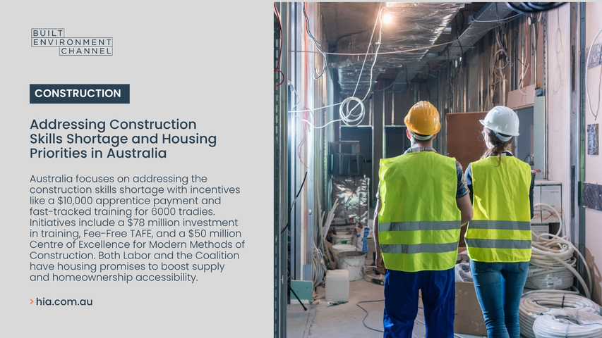Addressing Construction Skills Shortage and Housing Priorities in Australia