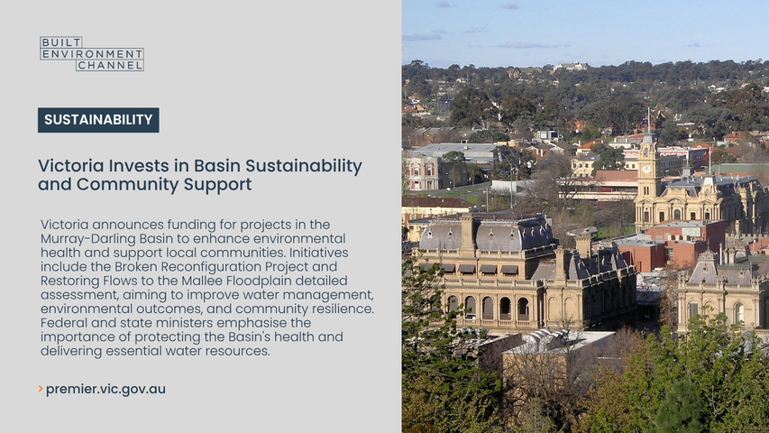 Victoria Invests in Basin Sustainability and Community Support