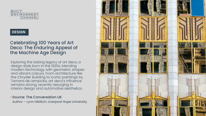 Celebrating 100 Years of Art Deco: The Enduring Appeal of the Machine Age Design