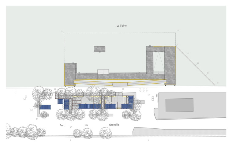 Seine Open-Air Swimming Site – Drawing