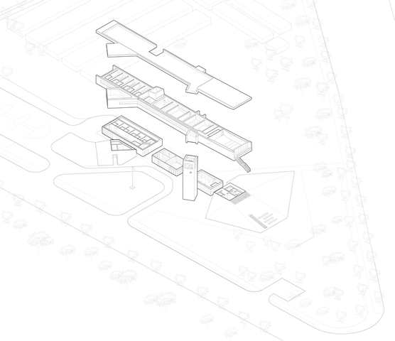 The Xue Village Community and Tourist Service Center – Drawing
