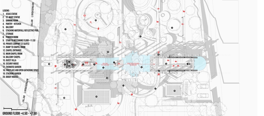 Sanctuary Tunnel Garden – Drawing