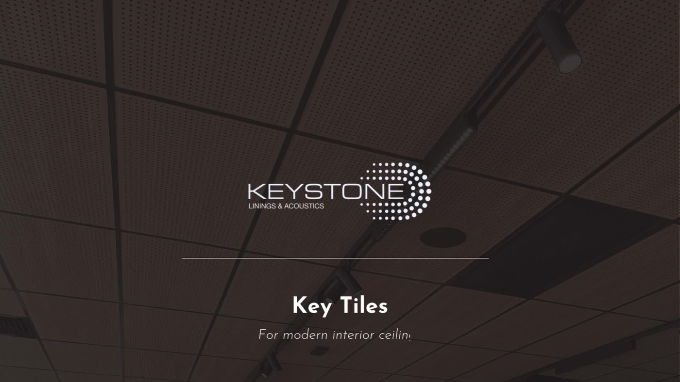 Keystone Linings & Acoustics campaign visual for Key-Eclipse