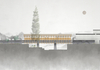 FW JI · The Covered Bridge on Aqueduct – Drawing