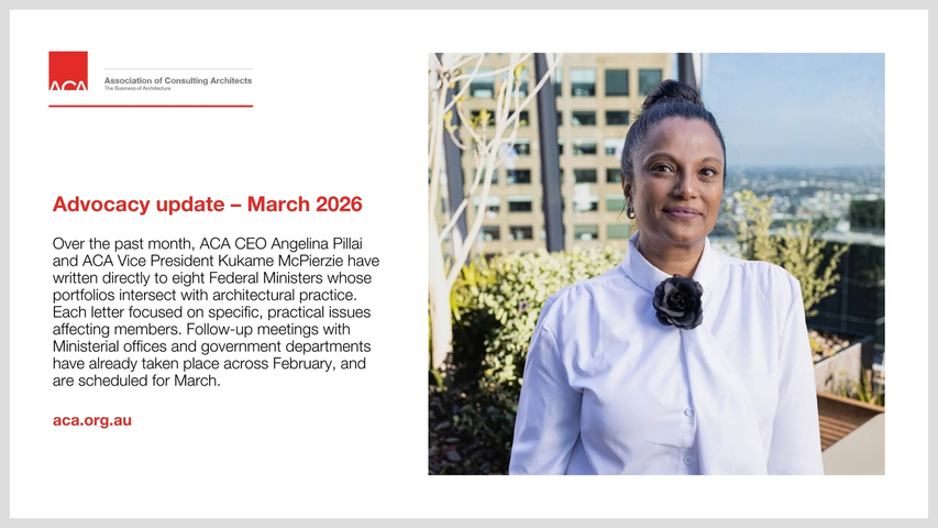 Advocacy update – March 2026