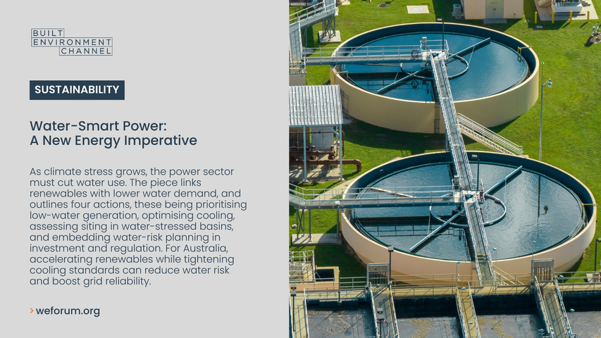 Water-smart Power: A New Energy Imperative