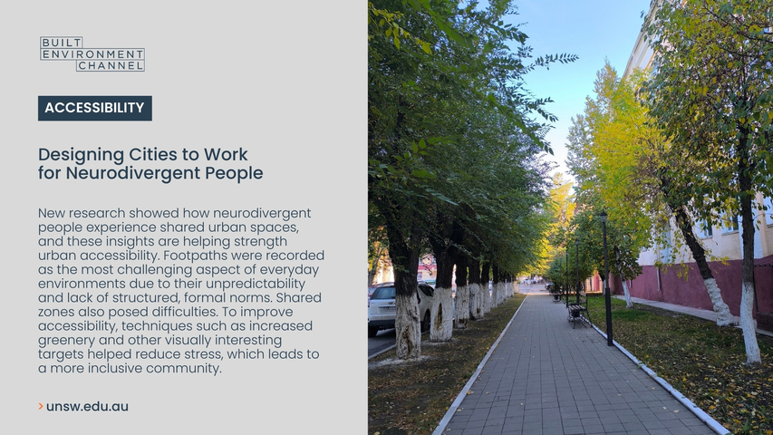 Designing Cities to Work for Neurodivergent People