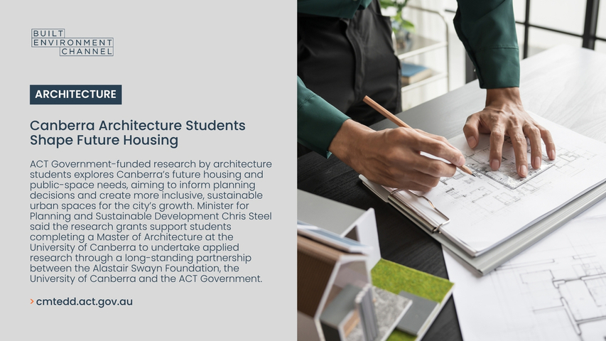 Canberra Architecture Students Shape Future Housing