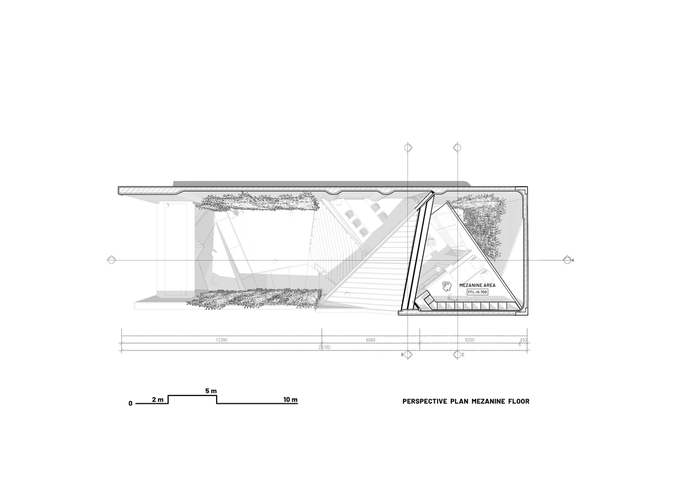 Folded Rooms Garden – Drawing
