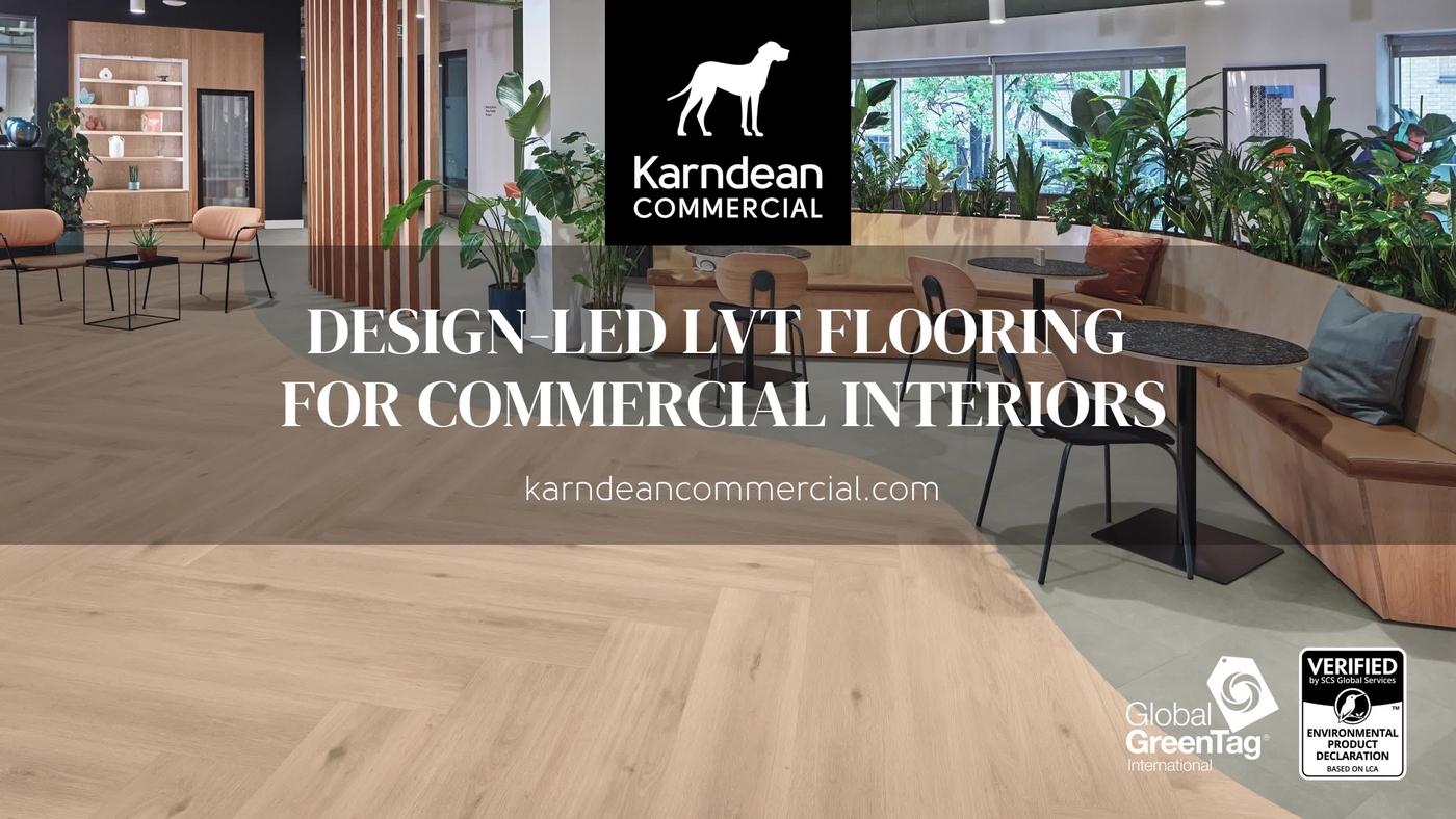 Karndean Commercial Flooring campaign visual for LooseLay Longboard