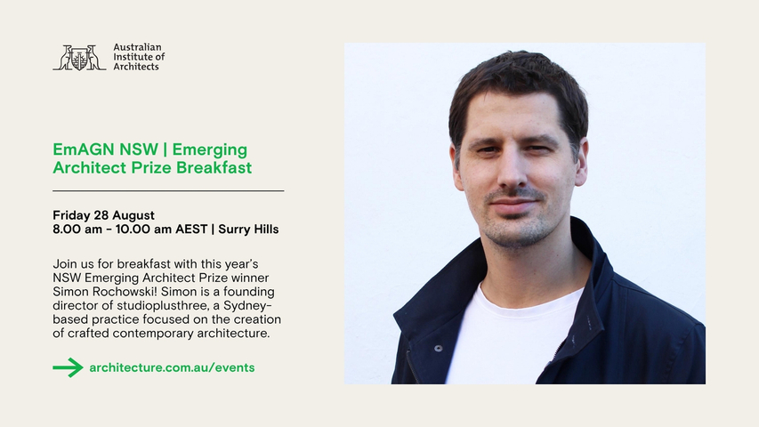 EmAGN NSW | Emerging Architect Prize Breakfast