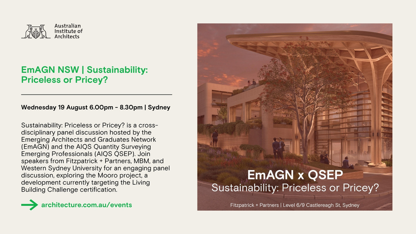 Preview of EmAGN NSW | Sustainability: Priceless or Pricey?