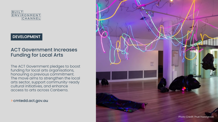 Preview of ACT Government Increases Funding for Local Arts