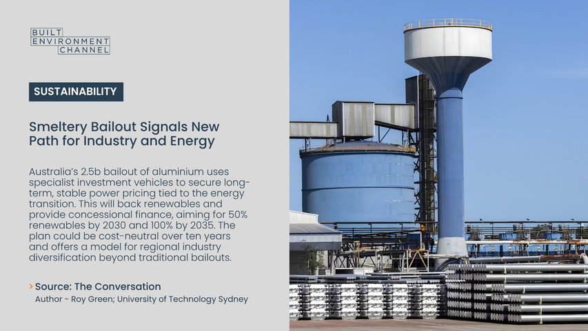 Preview of Smeltery Bailout Signals New Path for Industry and Energy