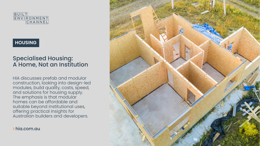 Preview of Specialised Housing: A Home, Not an Institution