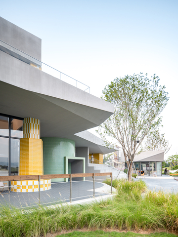 Nerve Lab. Experimental Sports Support Buildings on Double Happiness Island – Zhangzhou, China
