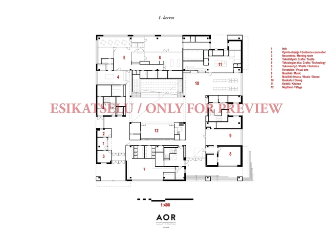 Jätkäsaari School – Drawing