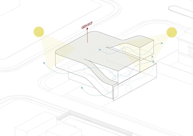 Split Mass Residence – Drawing