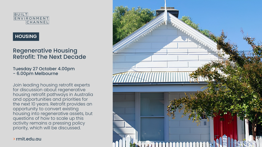 Regenerative Housing Retrofit: The Next Decade