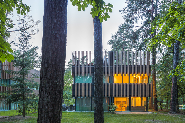 Residential Houses in the Pinewood Near Vilnius – Vilna, Lithuania