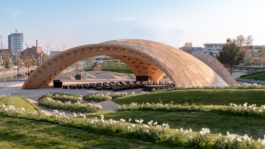 Preview of BUGA Wood Pavilion – Heilbronn, Germany